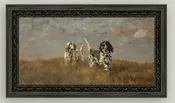 Hilltop Settlers Art - 12x7 Framed Print for Rustic Home Decor — Riverside Franklin