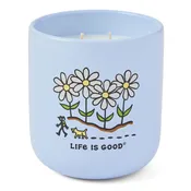 Flowers 11.5oz Ceramic Candle