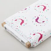 Believe in Unicorns - Cameo White/Iris 8 Yard Bolt