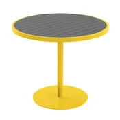 30" Round Dining Table - Citrine Yellow