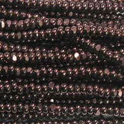 10/0 Czech Charlotte/True Cut Seed Bead, Metallic Dark Copper