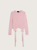 Bow Tail Easy Long Sleeve T-Shirt
