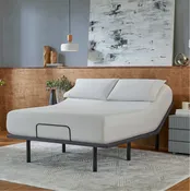 Baselogic by Serta - Silver Adjustable Base