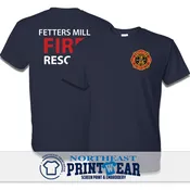 Cotton/Poly Short Sleeve Tee (A1) – Fetters Mill Fire Rescue