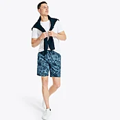 8" PRINTED PULL-ON SHORT