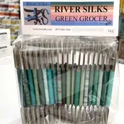 4mm Silk Ribbon Green Grocer
