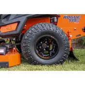 (022-4204-02) Bad Boy Black Vector Aluminum Wheel Set for Rogue and Renegade Models