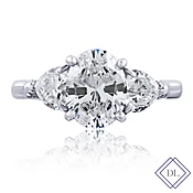 # 112 Oval with Heart's 1.70ct