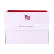 American Flag Engraved Note Cards