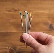 #36T, #38T, #40T - Variety Pack of 6 Color Coded Regular Triangular Needle Felting Needles