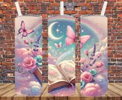 Book Lover - Tumbler Wrap Transfer