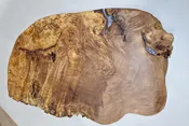 Maple Oval Burl Lazy Susan 25-7