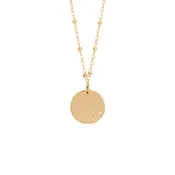 Claire Date Disc Necklace