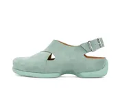 Heartman - Seafoam Green | Closed-Toe Slingbacks | Fluevog Shoes
