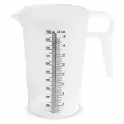 ACCU POUR Accu Pour Measuring Pitcher, 32-oz., Food Grade Polypropylene, Measures in oz. & Metric