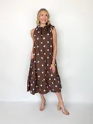 Addy - Polka Dot Midi Dress