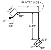 10.5-Foot Forest Green Gable Trim