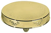18" Round Claire Gold cake stand