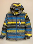 686 Size 8 Blue Stripe Polyester & Nylon Big Boys Jackets