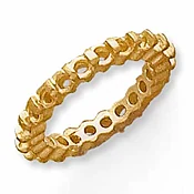 RM-89: GEM LOCK RING WITH ROUND BAR