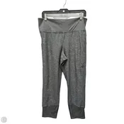 Athletic Leggings By Hue In Grey, Size: Xl