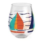 Acrylic Wine Tumbler - Full Sail