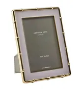 Addison Ross Pale Pink & Gold Bamboo Enamel Photo Frame 5×7″