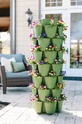 7 Tier GreenStalk Garden Leaf Vertical Planter - Basket Weave Texture