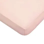American Baby Portable Crib Jersey Sheet -Pink