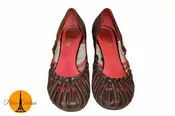 Authentic Bottega Veneta Brown Leather Sandal Shoes 36.5