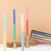 Meri Meri Multi Block Color Table Candles (x4)