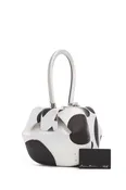 Adam Pendleton x Gabriela Hearst Nina Bag in Black & White Satin № 19