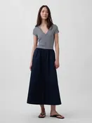 Modern Mixed Media Maxi Dress