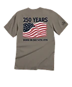 250 Years America - Crater Dyed® Short Sleeve Crewneck T-Shirt