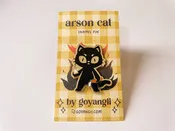 Arson Cat Enamel Pin