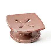 Joan Hannah soap dish red — WREN