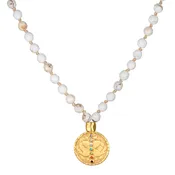 Aligned in Intention White Turquoise Chakra Mala