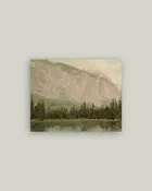 Petal Lane Home - Mountain Pine Landscape Antique Artist Board