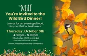 A Night for the Birds!  The Mill's Dinner and Program on the Eastern Shore