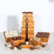 5 Tier Luxe Artisan Selection of Kosher Chocolate Gift
