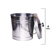 Birds Choice Galvanized Seed Can - 6 Gallon