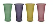 10″ Frosted Roman Column Vase – Spring Assortment