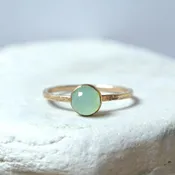 Chrysoprase Essential Energy Ring - Insight