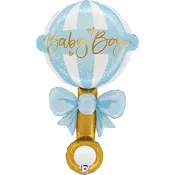Baby Boy Rattle Jumbo Balloon