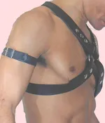 Buckle Leather Arm Band