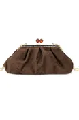 Taylor Chocolate Clutch Handbag