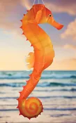 40" Seahorse 3D Windsock