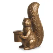 Antique Gold Squirrel Candlesticks
