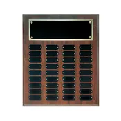 Cherry Finish Perpetual Plaque