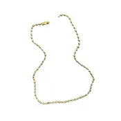 Ball Link Chain Necklace - Gold